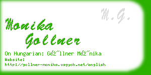 monika gollner business card